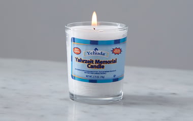 Yahrzeit Memorial Candle