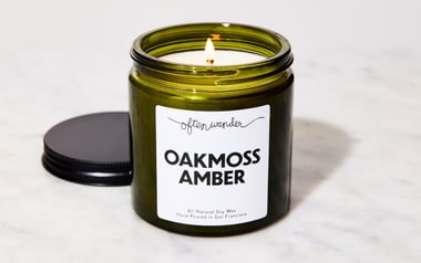 Oakmoss Amber Candle